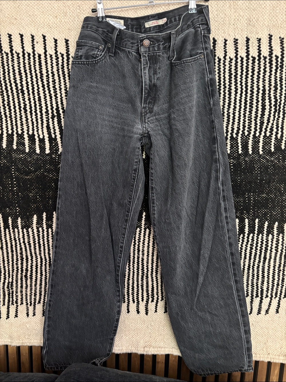 Black Washed Denim Jeans